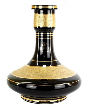 VASO BLESS 26CM GENIE PRETO