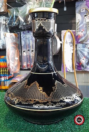 VASO GENIE PRETO 30CM