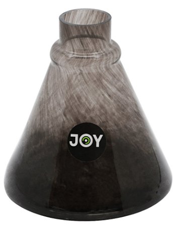 VASO JOY PQ PIRAMIDE CINZA