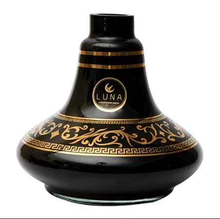 VASO LUNA DROP ARABESCO PRETO