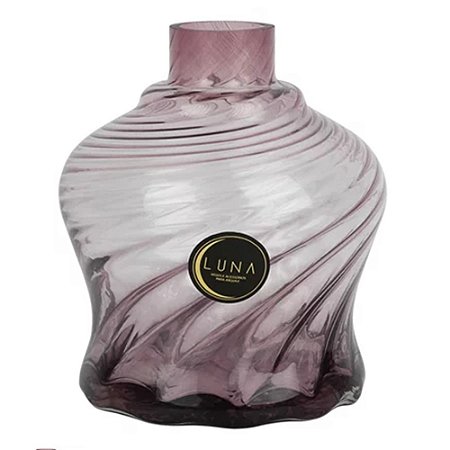 VASO LUNA RON RIGADO TWIST ROSA