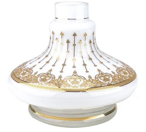 VASO MD 14CM GENIE DESENHO BRANCO