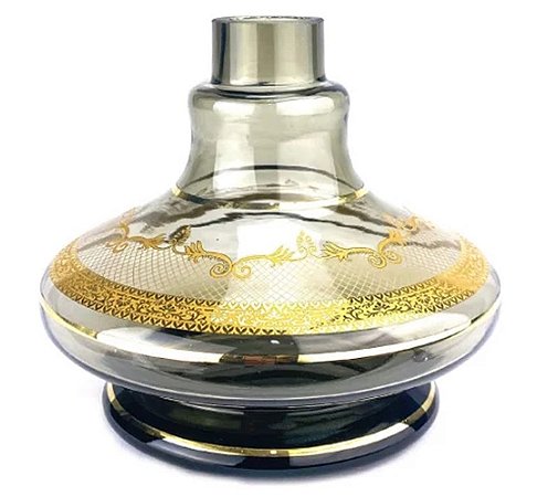 VASO MD 14CM GENIE DESENHO FUME