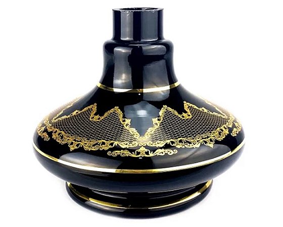 VASO MD 14CM GENIE DESENHO PRETO