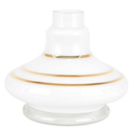 VASO MD 14CM GENIE LISTRA BRANCO