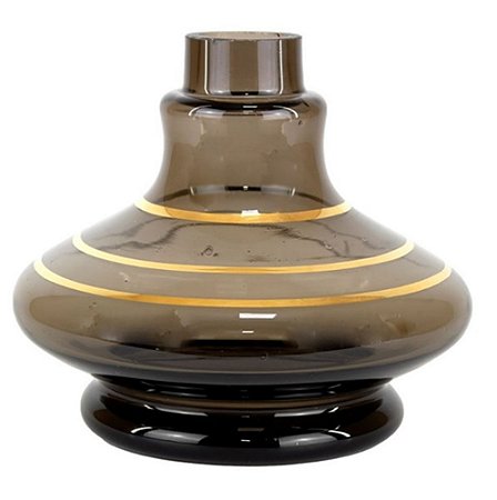 VASO MD 14CM GENIE LISTRA FUME