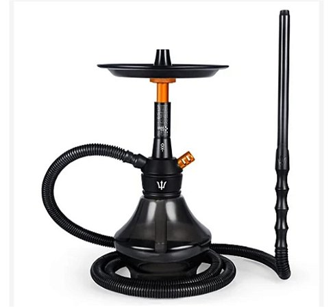 NARGUILE TRITON BISHOP PEQUENO LARANJA