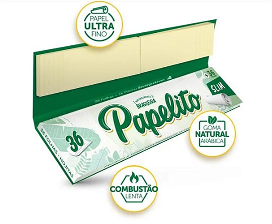 SEDA PAPELITO SLIM COM PITEIRA