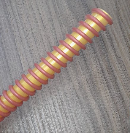 MANGUEIRA SILICONE HELIX COBRE/DOURADO