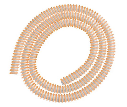 MANGUEIRA SILICONE HELIX DOURADO/BRANCO