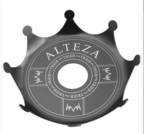 PRATO COROA ALTEZA  CINZA