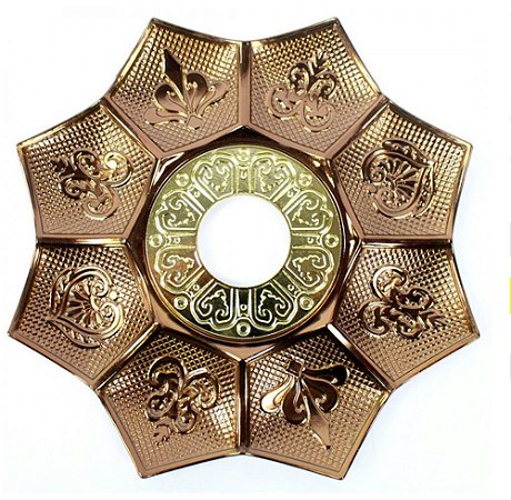 PRATO EBS IMPACTUS GRANDE BRONZE/DOURADO