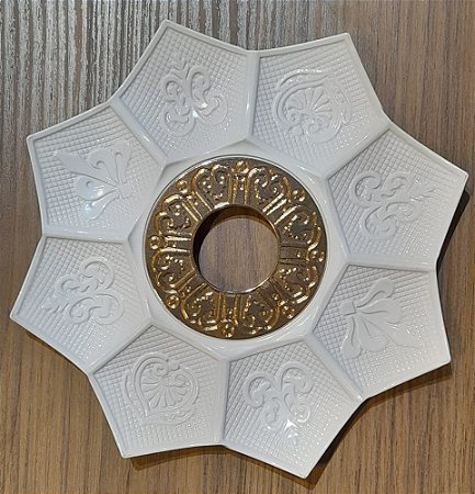 PRATO EBS IMPACTUS MEDIO BRANCO/DOURADO