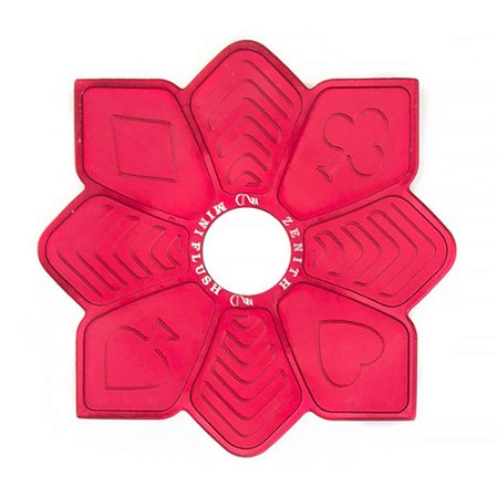 PRATO ZENITH FLUSH MINI VERMELHO
