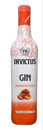 GARRAFA GIN INVICTUS MORANGO PESSEGO