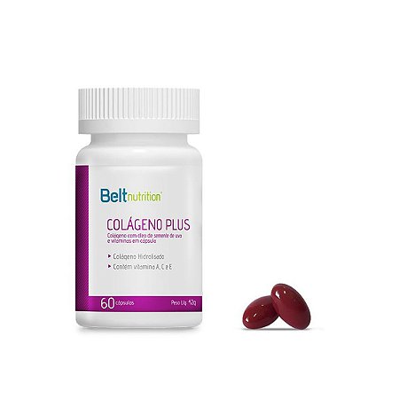 Colágeno Plus - Belt Nutrition - 60 Cápsulas