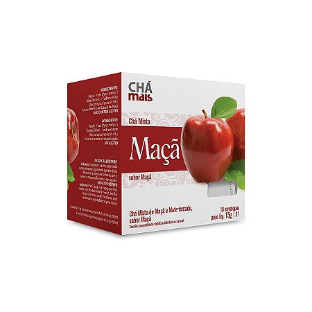 Chá Misto Maça - 10 saches - Clinic Mais
