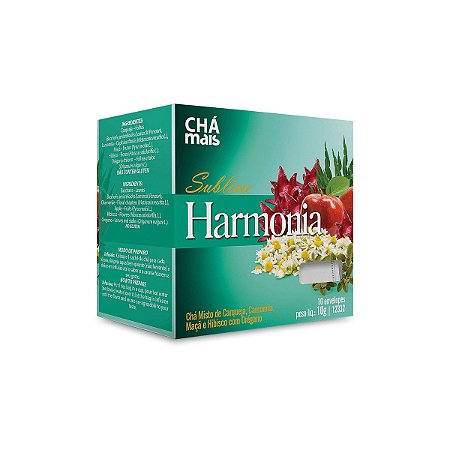 Cha Sublime Harmonia - 10 saches - Clinic Mais