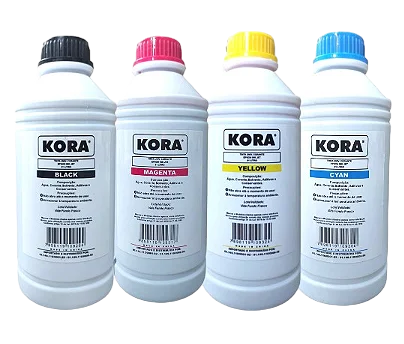 Tinta Compatível Kora para impressoras Bulk Ink Ecotank