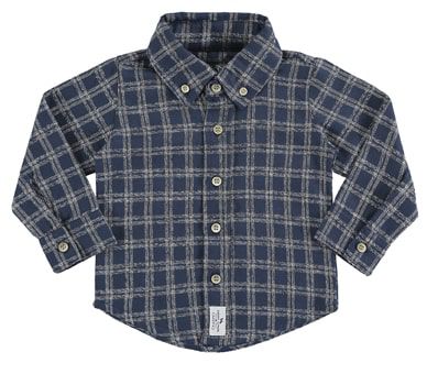 Camisa xadrez flanela marinho -  Charpey
