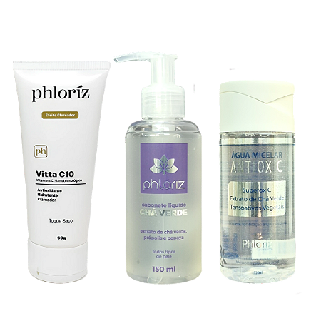 KIT CLAREAMENTO E LIMPEZA DA PELE