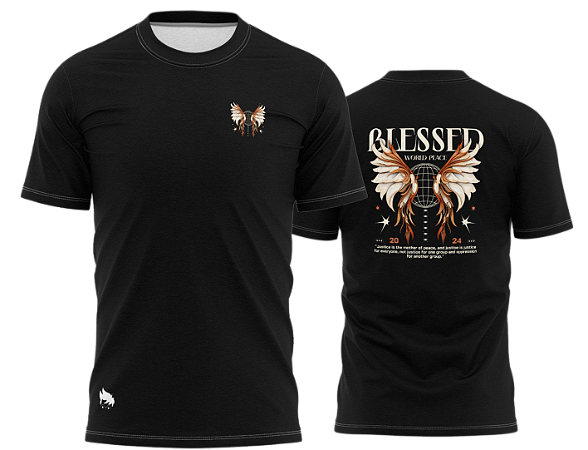 Camiseta TryNerd | Blessed - Streetwear