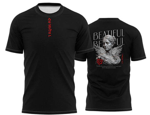 Camiseta TryNerd | Beatiful - Streetwear