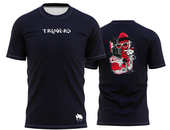 Camiseta TryNerd | Basquete Hip Hop - Streetwear