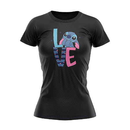 Camiseta Baby Look TryNerd | Stitch Love - Streetwear