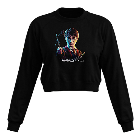 Moletom Cropeed  Harry Potter Trynerd