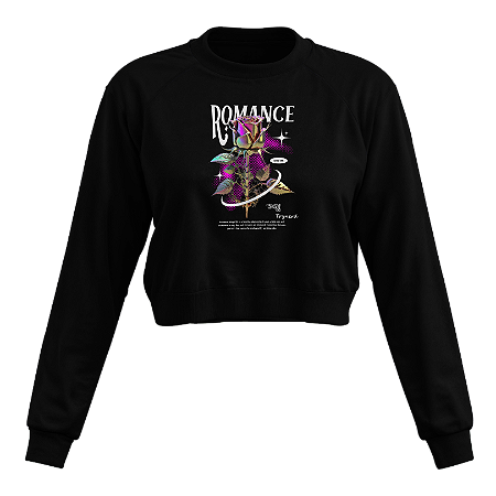 Moletom Cropeed Romance Trynerd