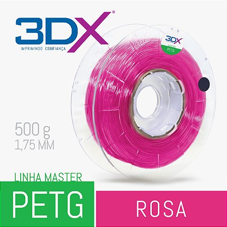 Filamento PETG 500g 1,75 Rosa Neon