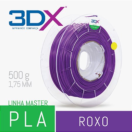 Filamento PLA HT 500g 1,75 Roxo (Lilas) (LI PLLI001)