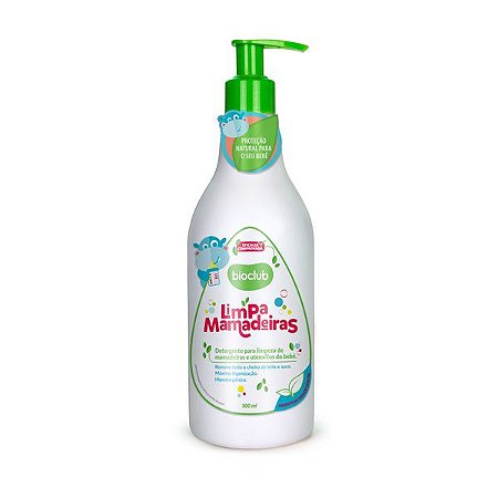 Limpa Mamadeiras Detergente Orgânico, Vegano e Biodegradável - Bioclub® 500ml