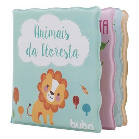 LIVRO EDUCATIVO PARA BANHO "APRENDENDO NA FLORESTA