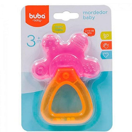 Mordedor Para Bebê Com Água e Chocalho Baby - Zize Trekos - Artigos para  crianças e bebês