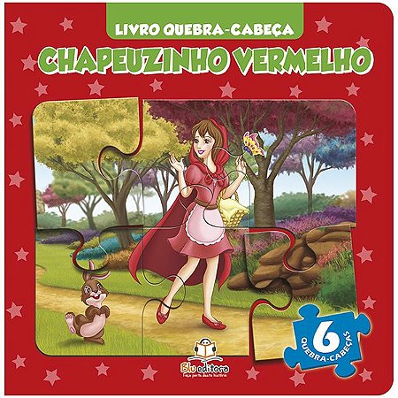 LIVRO QUEBRA-CABEÇA CHAPEUZINHO VERMELHO