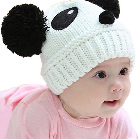 Touca Gorro Panda Infantil Unissex - Zize Trekos - Artigos para crianças e  bebês