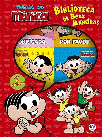 Biblioteca de Boas Maneiras - Box com 6 Mini Livros - TURMA DA MÔNICA