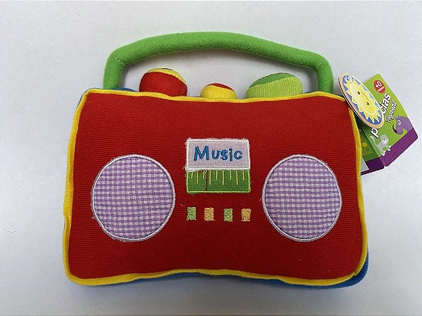 PELÚCIA DE RADIO DIVERTIDO MUSICAL