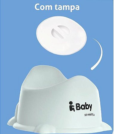 Troninho Baby com Tampa Azul - KaBaby