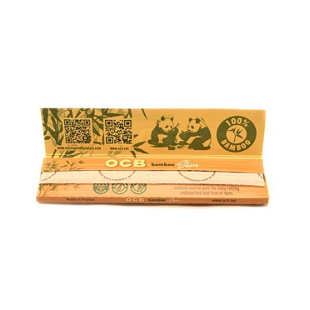 OCB BAMBOO SLIM - Papel para cigarros - 10 Volumes de 32 folhas