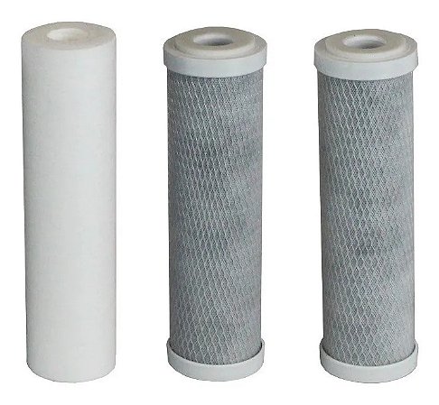 REFIL FILTRO TRIPLO para REGA baixo TDS - EC - Ppm
