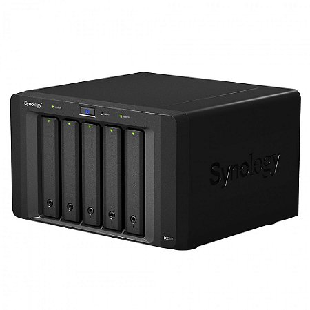 Unidade de Expansão Synology para storage de rede NAS DX517 5 Baias