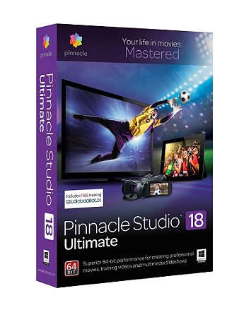 Pinnacle Studio 18 ULTIMATE Captura e Edição de Vídeo - ORIGINAL