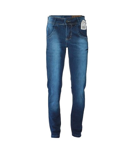 Calça Jeans Masculina Lycra Lavada Azul Clara - Desafio Jeans - [VAREJO]