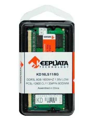 Memória RAM DDR3L KEEPDATA 8GB 1600MHz