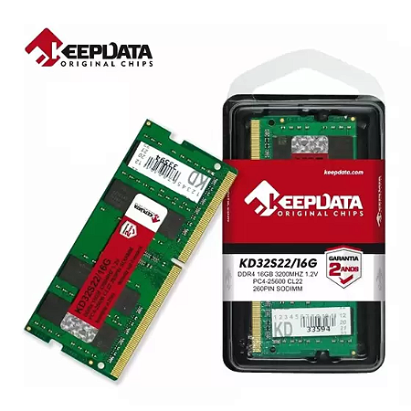 Memória RAM DDR4 KEEPDATA 16GB 3200MHz (Notebook)