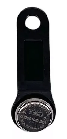 Kit 10 unidades Chaveiro Ibutton Ds1990a-f5 preto