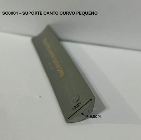 SUPORTE CURVO 2,2cm